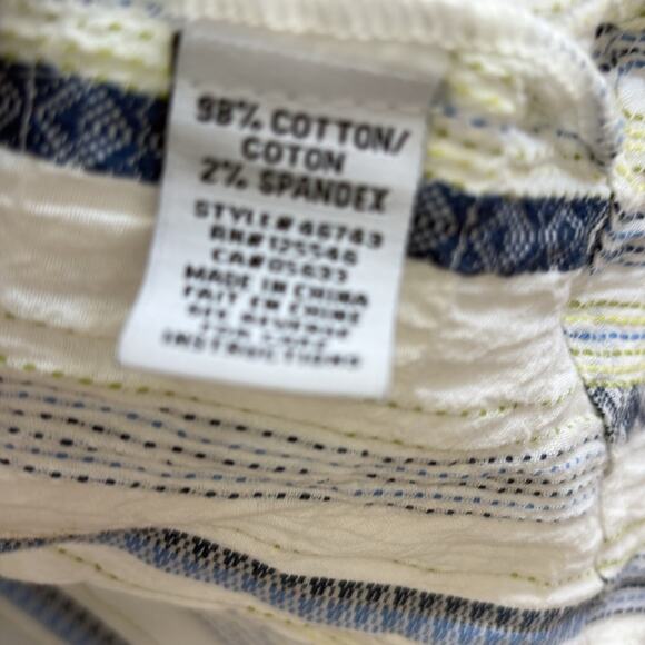 Habitat women’s medium multiple color Striped button down long sleeve Shirt - Picture 5 of 6